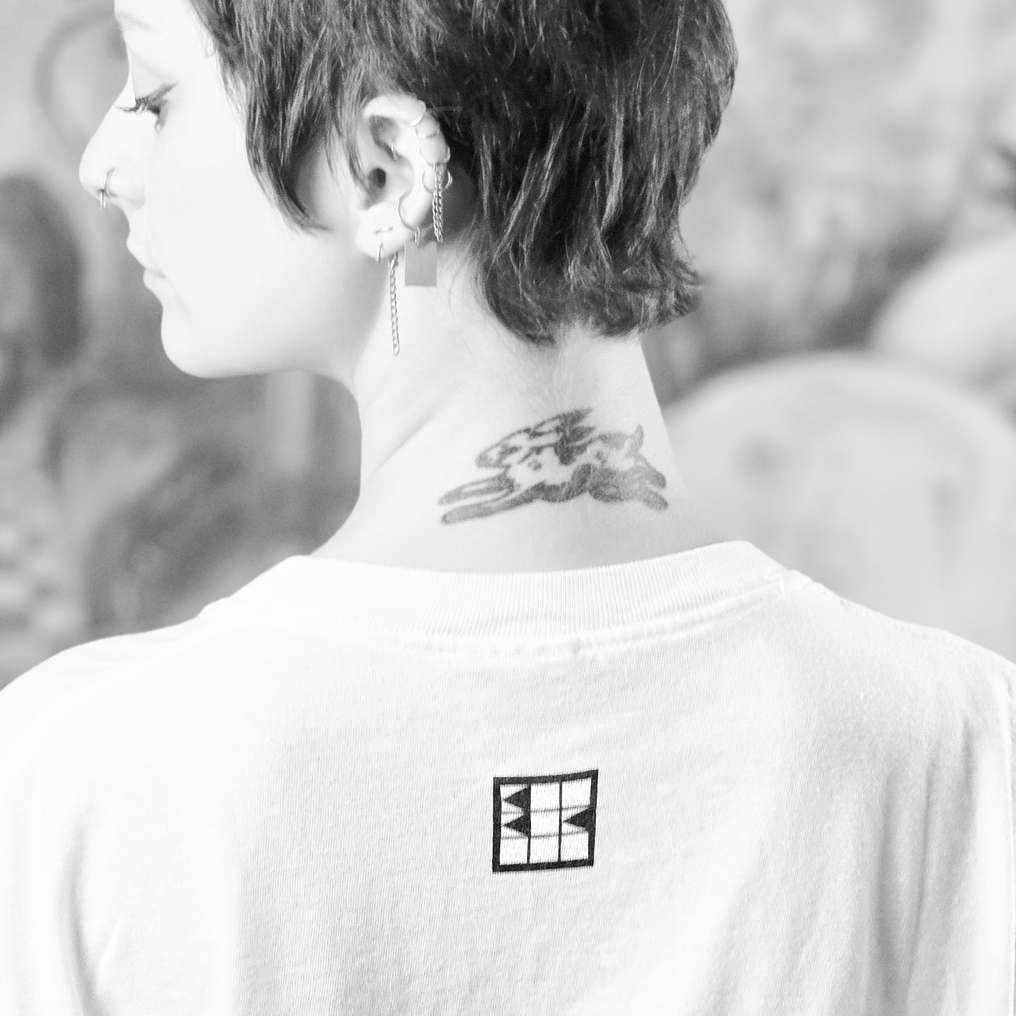 SICS - Rabbit Laugh - baobabwod artwear - T-shirt