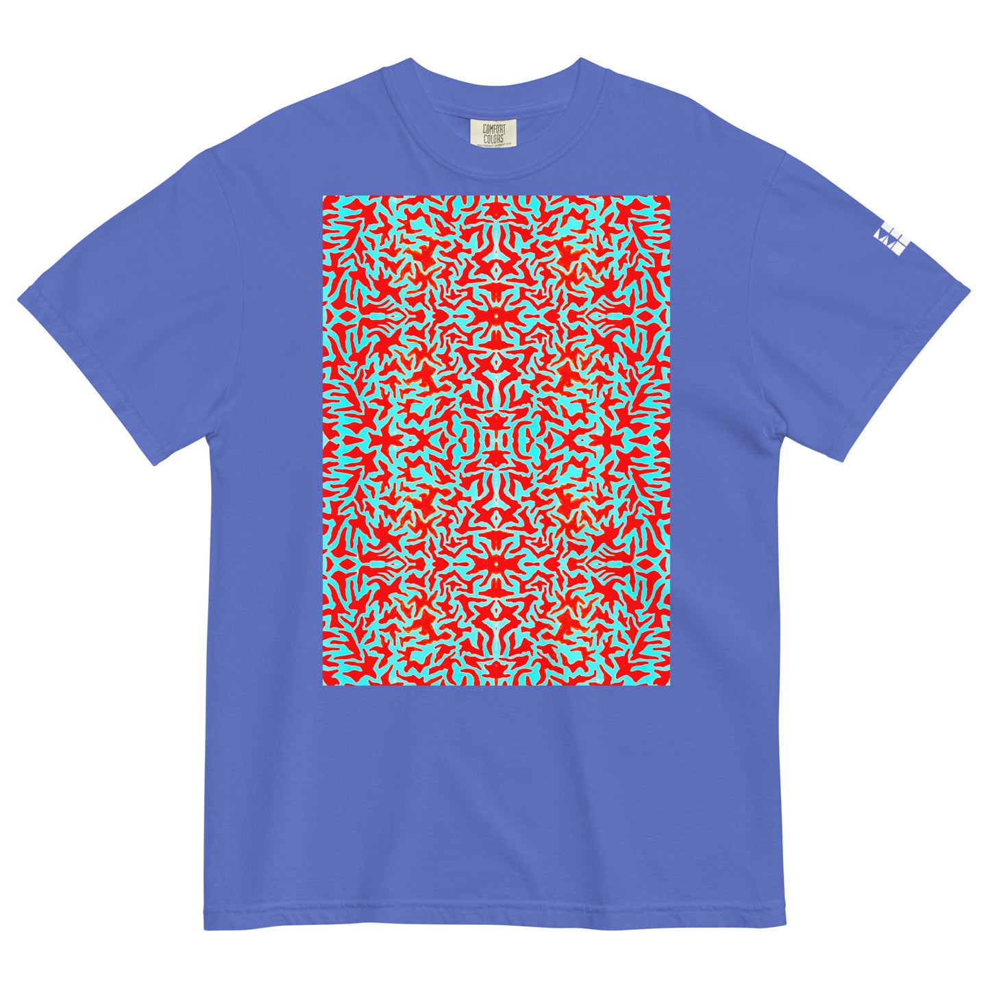 B. BATTERN - Orange Blue Lagoon - baobabwod artwear - T-Shirt