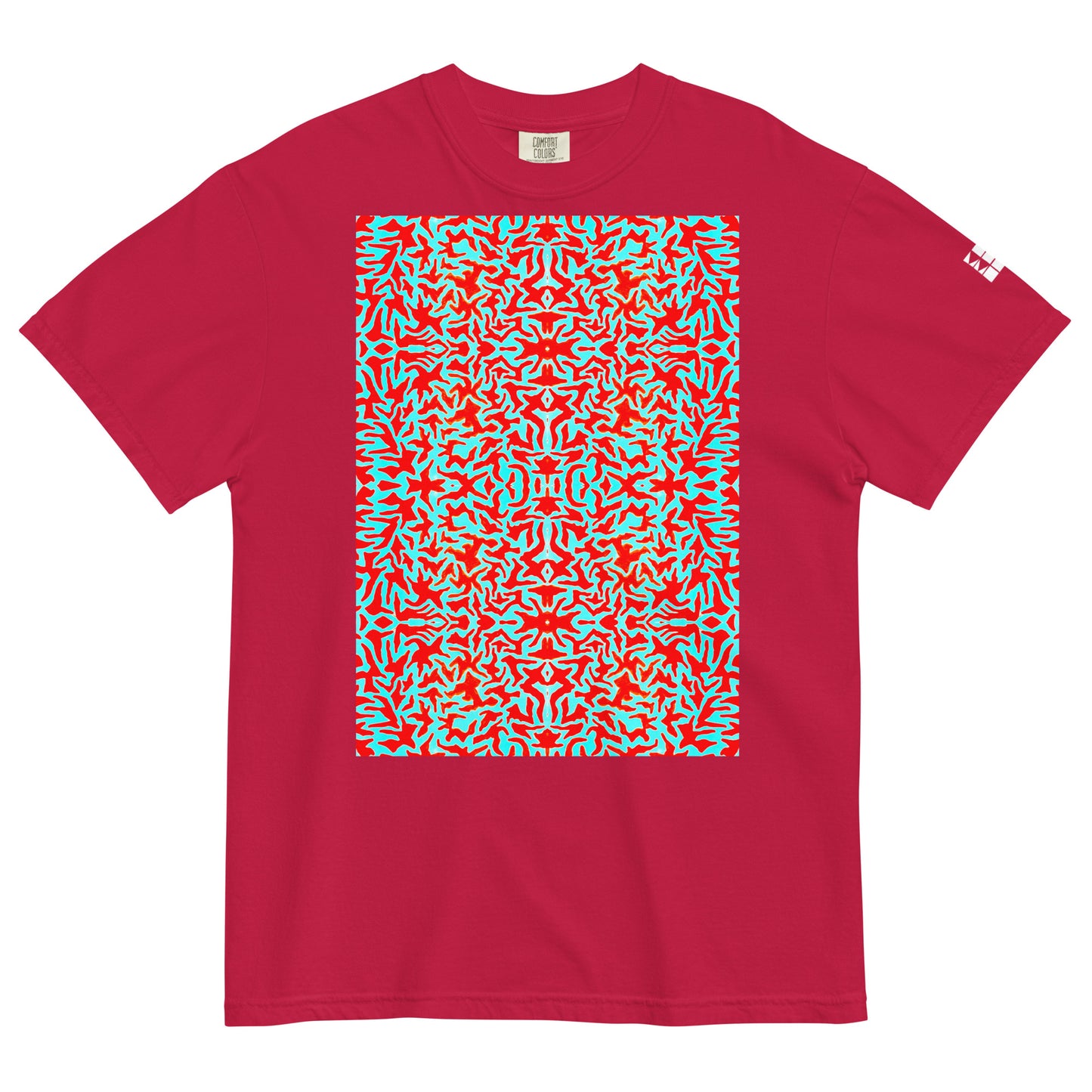 B. BATTERN - Orange Blue Lagoon - baobabwod artwear - T-Shirt
