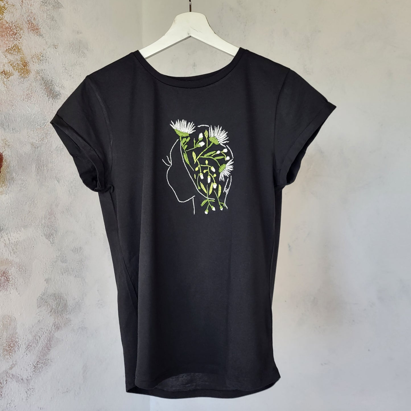 Anne-Marie Roth - Serie: Naturwesen - Organic Black Lady Shirt S - Unique Artwear