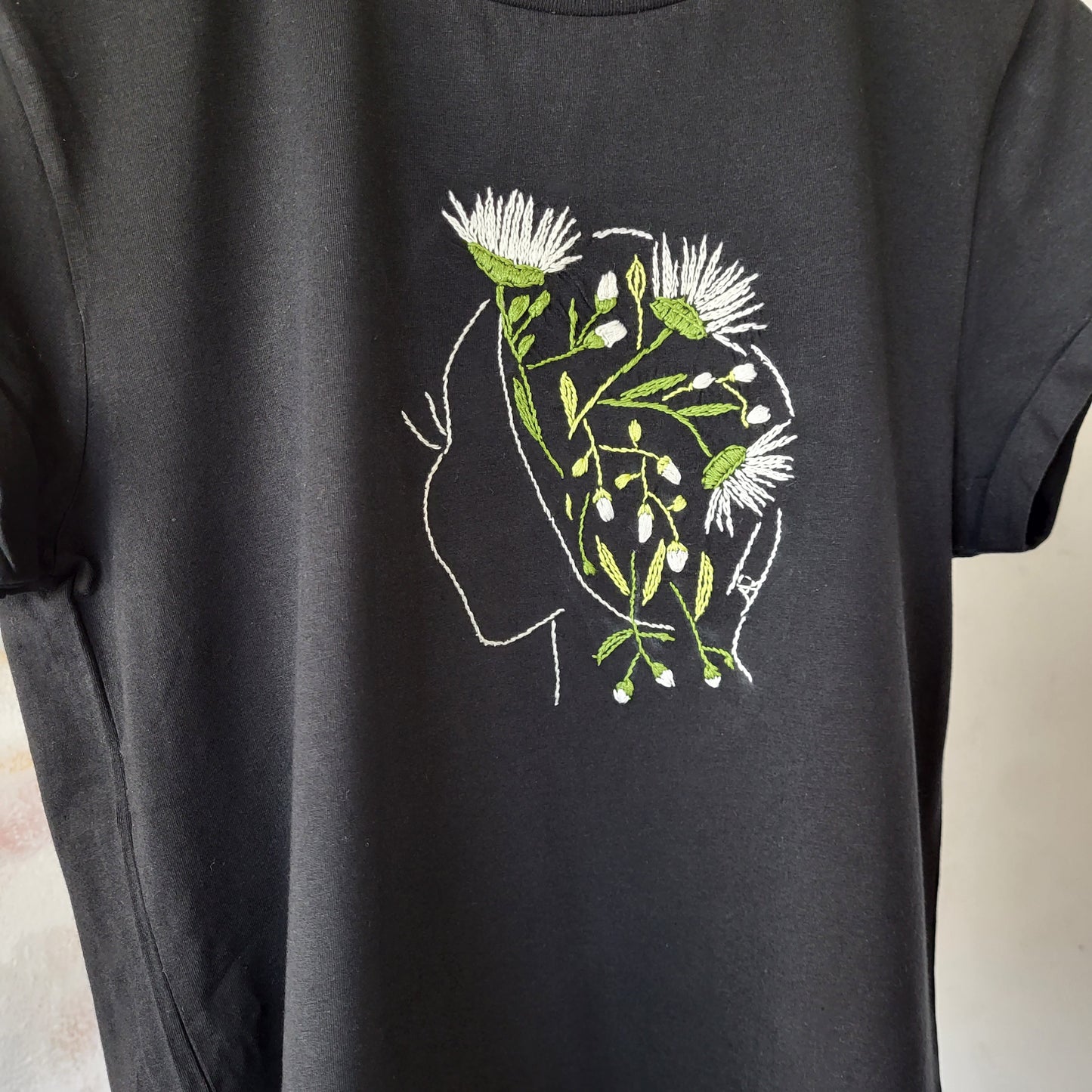 Anne-Marie Roth - Serie: Naturwesen - Organic Black Lady Shirt S - Unique Artwear