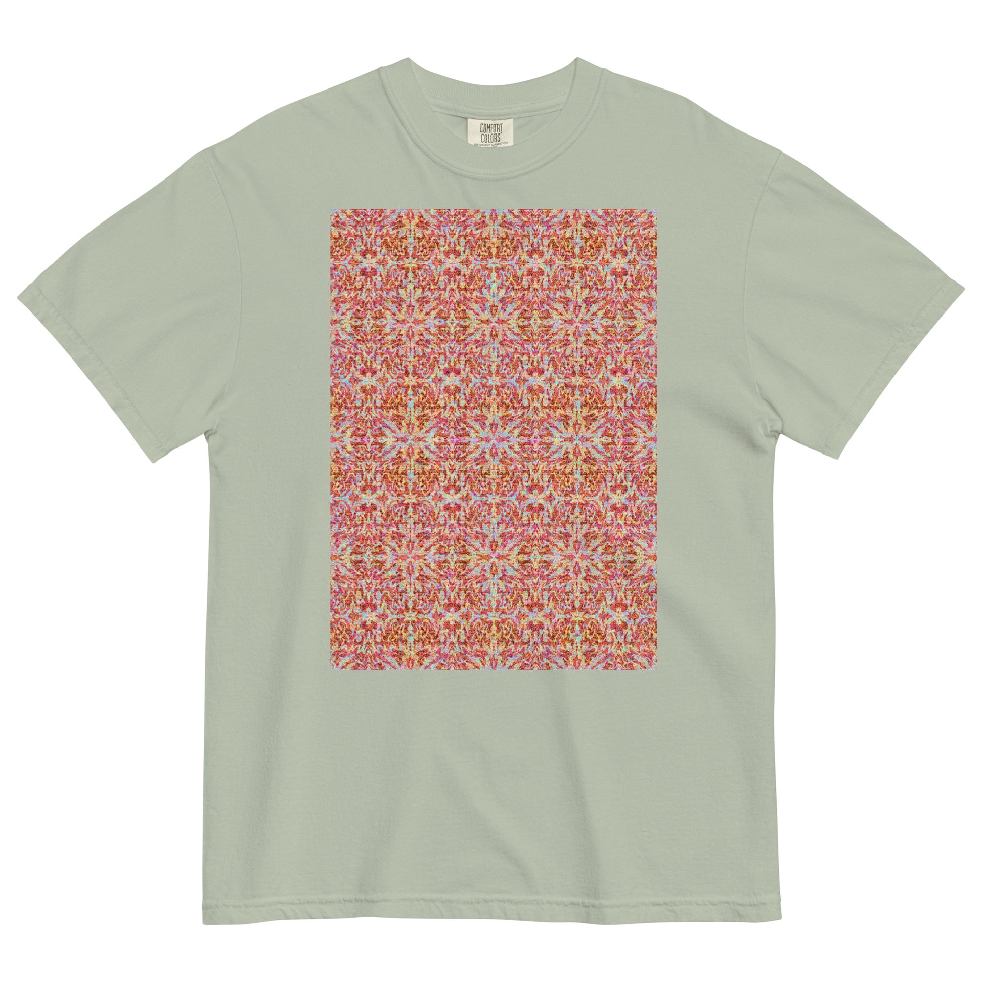 B. BATTERN, ASTRAL BIKE, BBB Green T-Shirt Front, Colorful Pattern, Berlin Artist, Limited Edition Designer Collection, Fashion Label, Art Collection, baobabwod
