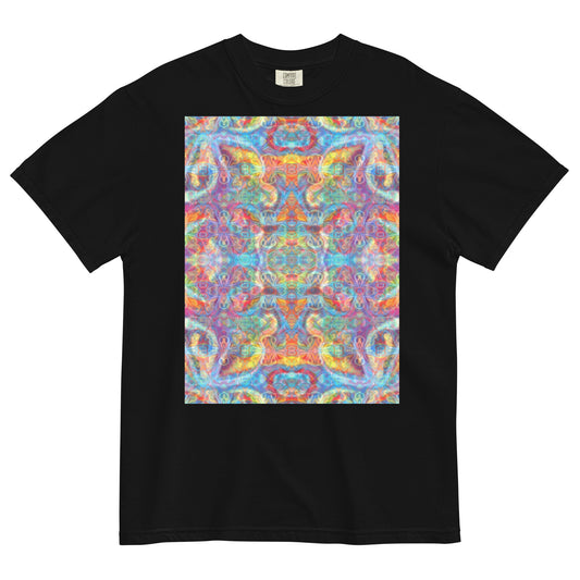 B. BATTERN, Gulgar EZU, BBB Black T-Shirt Front, Colorful Pattern, Berlin Artist, Limited Edition Designer Collection, Fashion Label, Art Collection, baobabwod