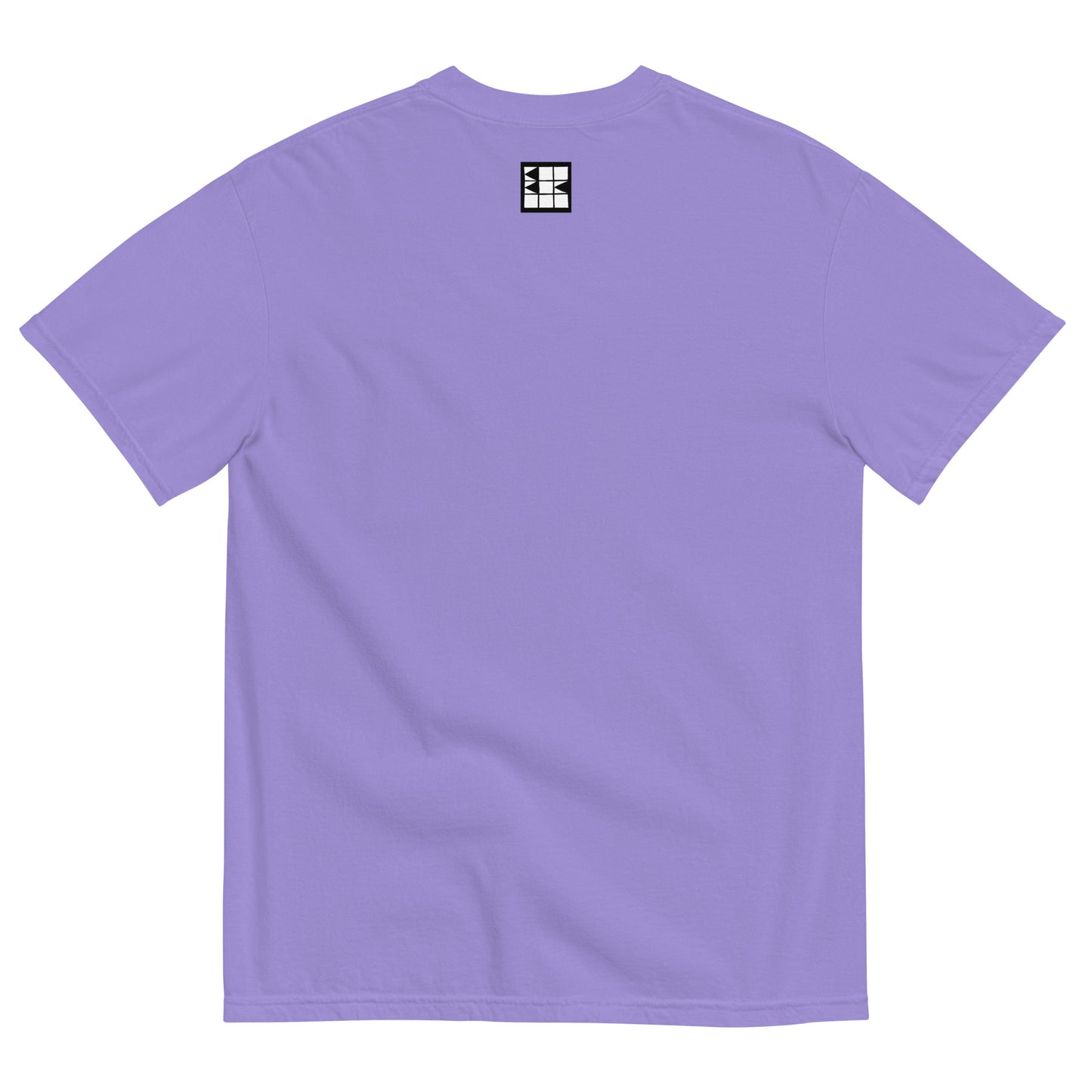 B. BATTERN, HURLY CURLS, BBB Violet T-Shirt Back, Colorful Pattern, Berlin Artist, Limited Edition Designer Collection, Fashion Label, Art Collection, baobabwod