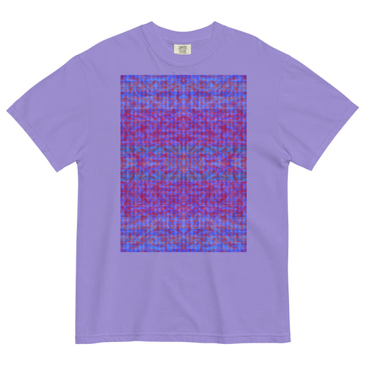 B. BATTERN, HURLY CURLS, BBB Violet T-Shirt Front, Colorful Pattern, Berlin Artist, Limited Edition Designer Collection, Fashion Label, Art Collection, baobabwod