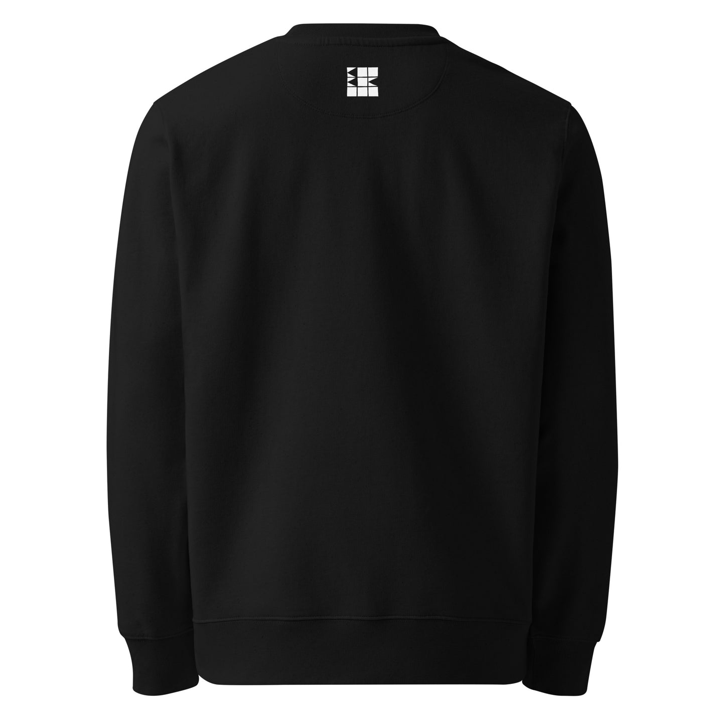 BOB B - baobabwod Logo Red - Black BackBBB Designer Sweatshirt with Embroidery Logo