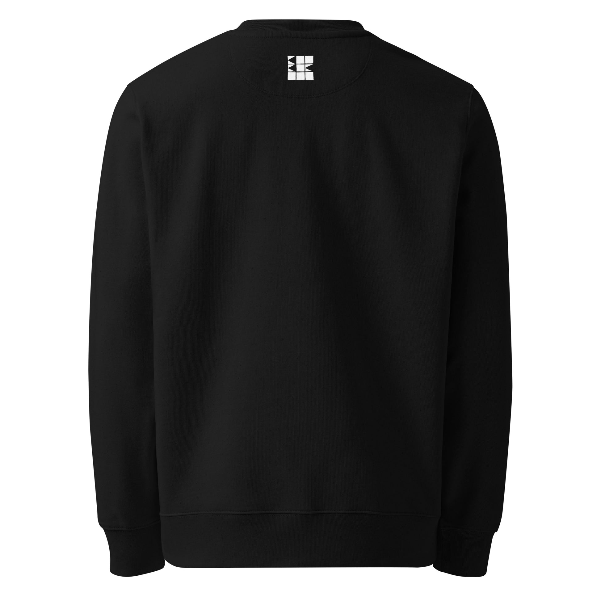 BOB B - baobabwod Logo Red - Black BackBBB Designer Sweatshirt with Embroidery Logo