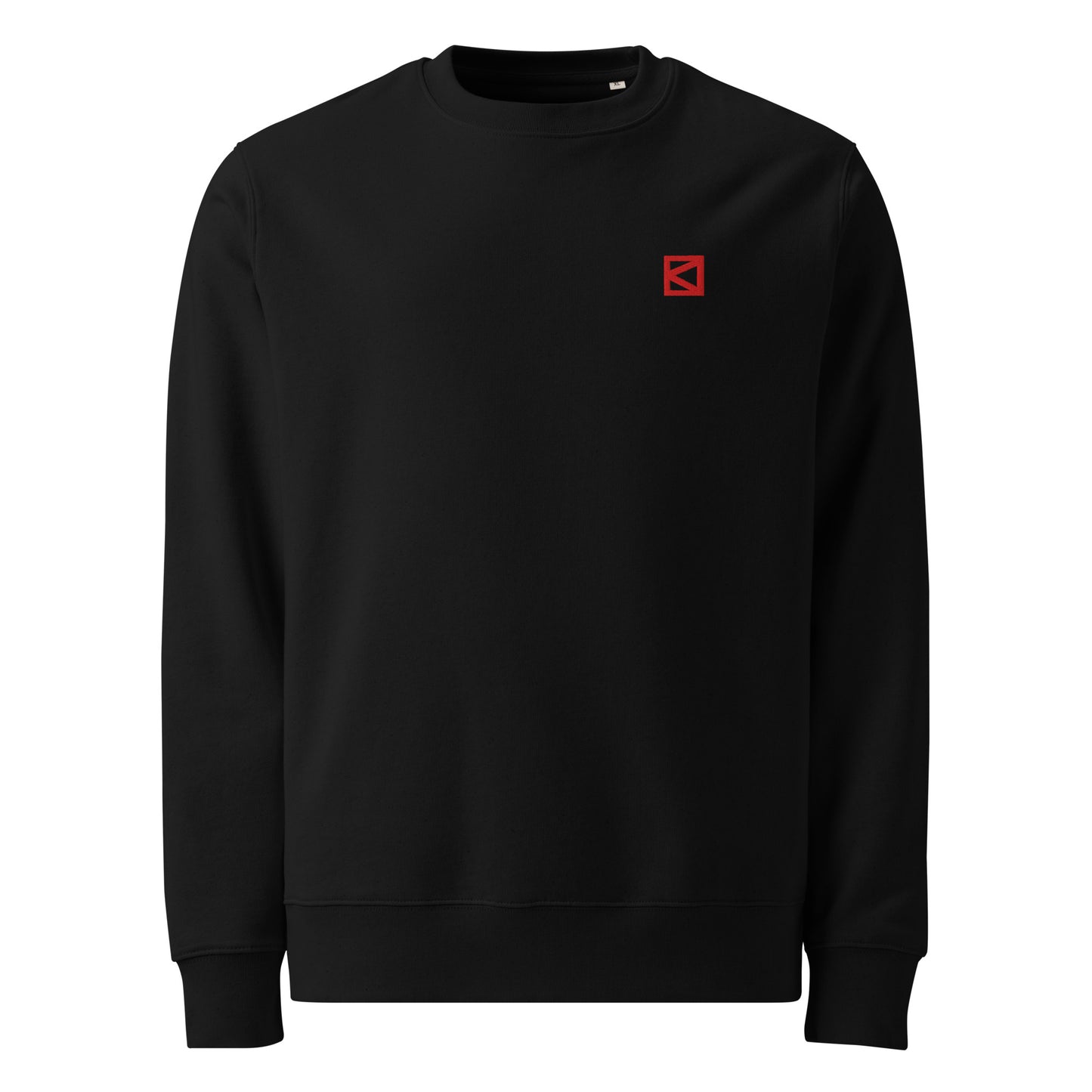 BOB B - baobabwod Logo Red - Black Front BBB Designer Sweatshirt with Embroidery Logo