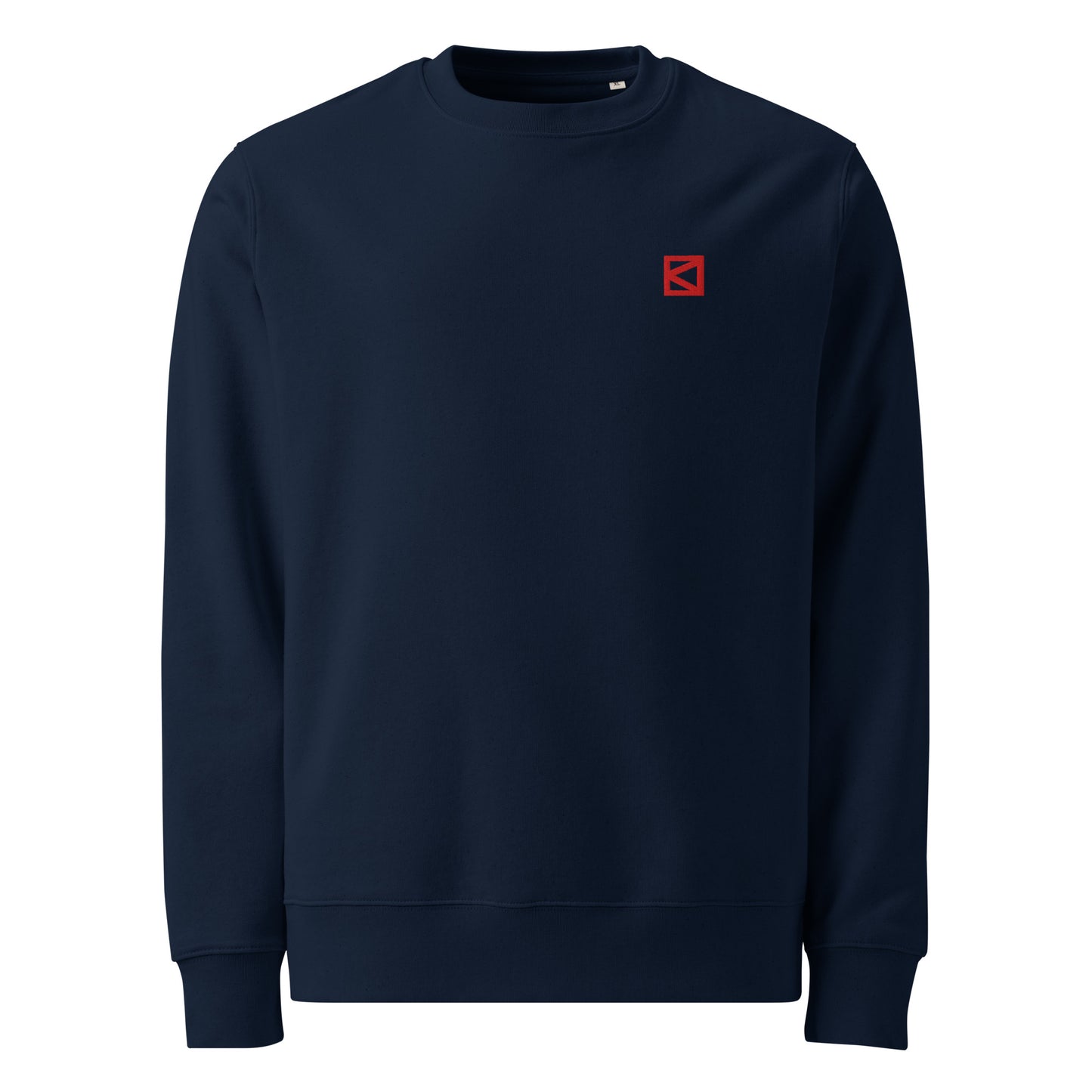 BOB B - baobabwod Logo Red - Navy Blue Front BBB Designer Sweatshirt with Embroidery Logo