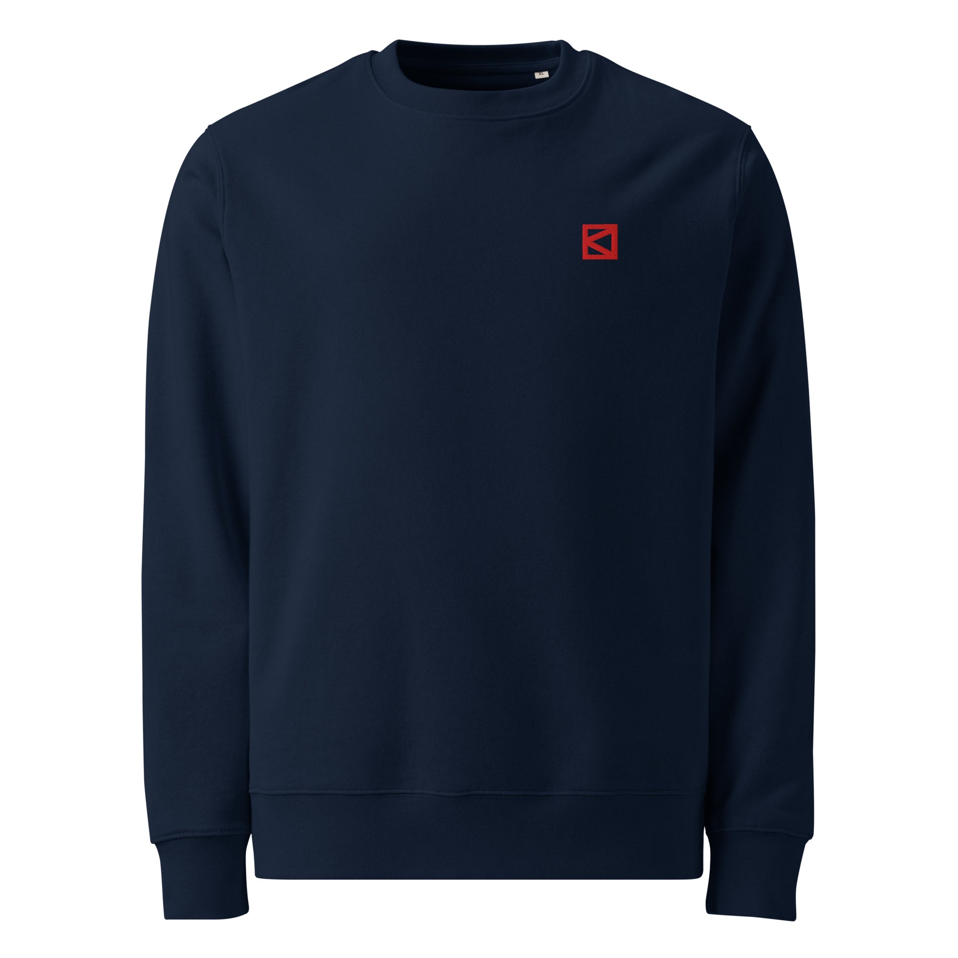 BOB B - baobabwod Logo Red - Navy Blue Front BBB Designer Sweatshirt with Embroidery Logo