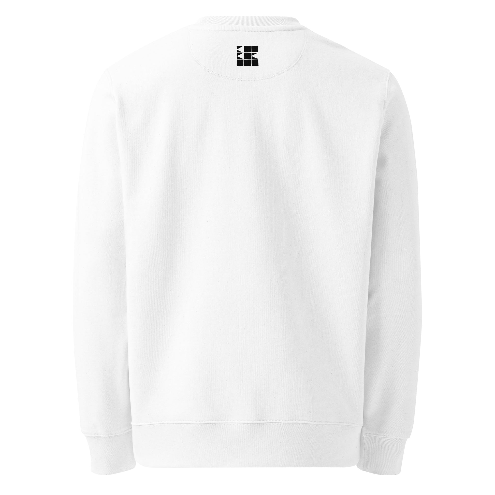 BOB B - baobabwod Logo Red - White BBB Designer Sweatshirt Back with Embroidery Logo