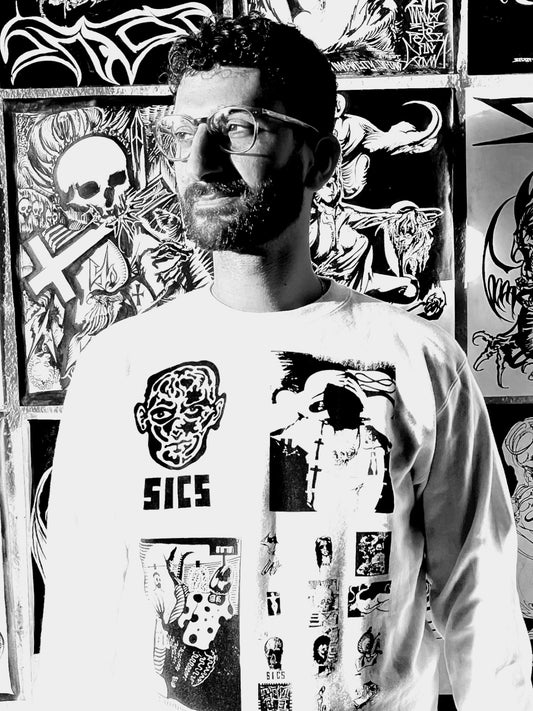 SICS - City Lab Ink - Unique Single Screen Print - SIZE: S