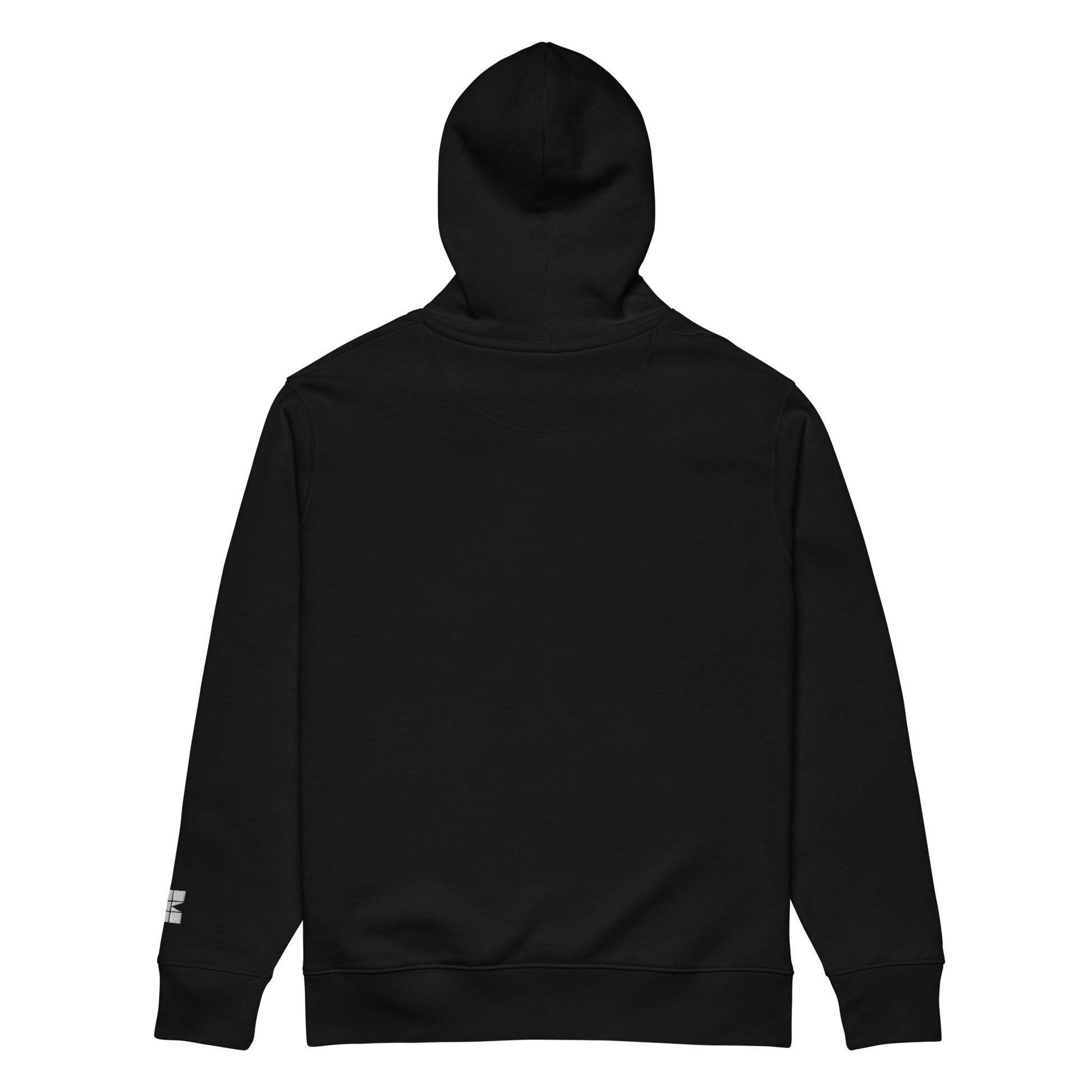 KEINESEL Black Hoodie Back, BBB Artwear,  Designer Collection, baobabwod