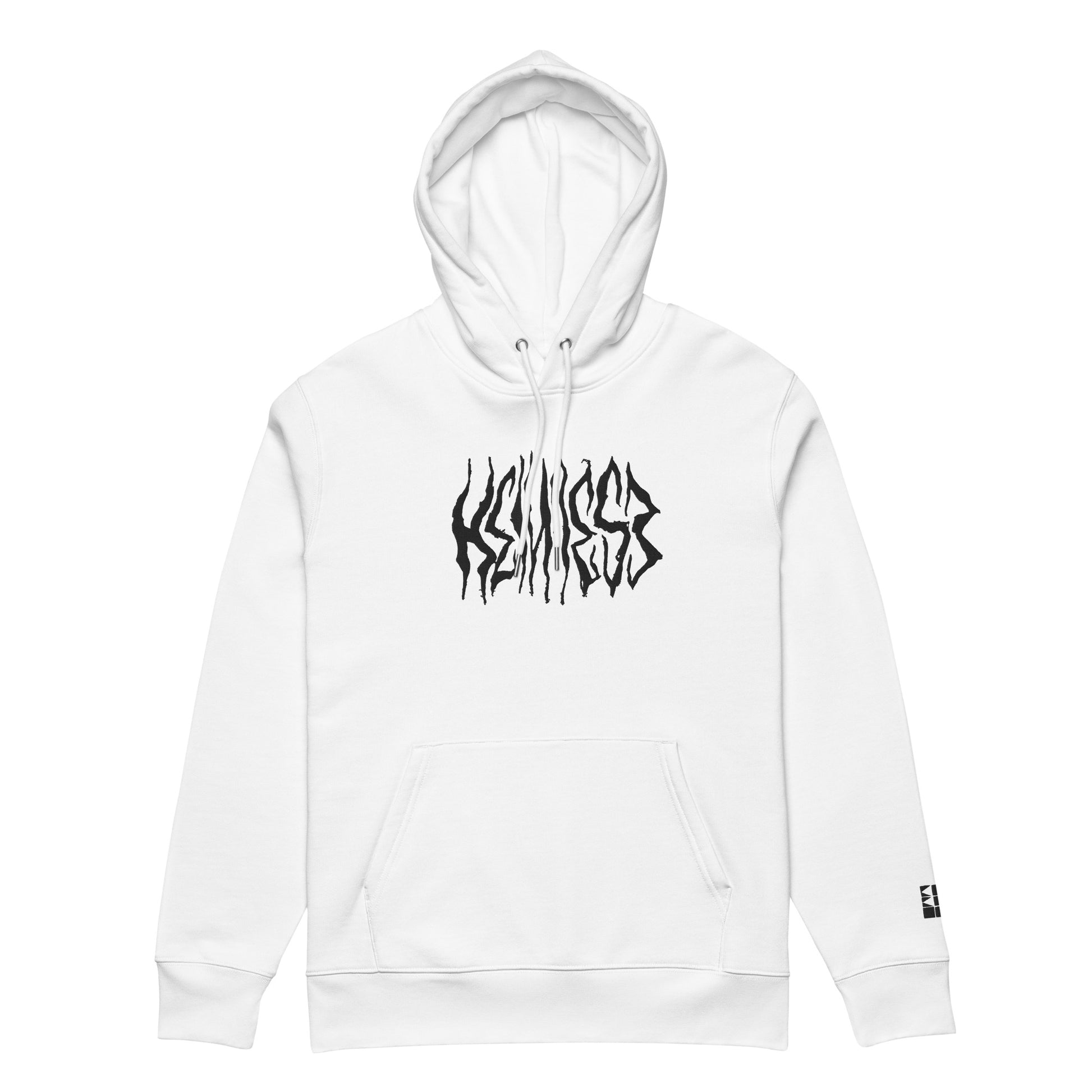 KEINESEL White Hoodie, BBB Artwear, Limited Edition, Designer Collection, Berlin Artist, baobabwod