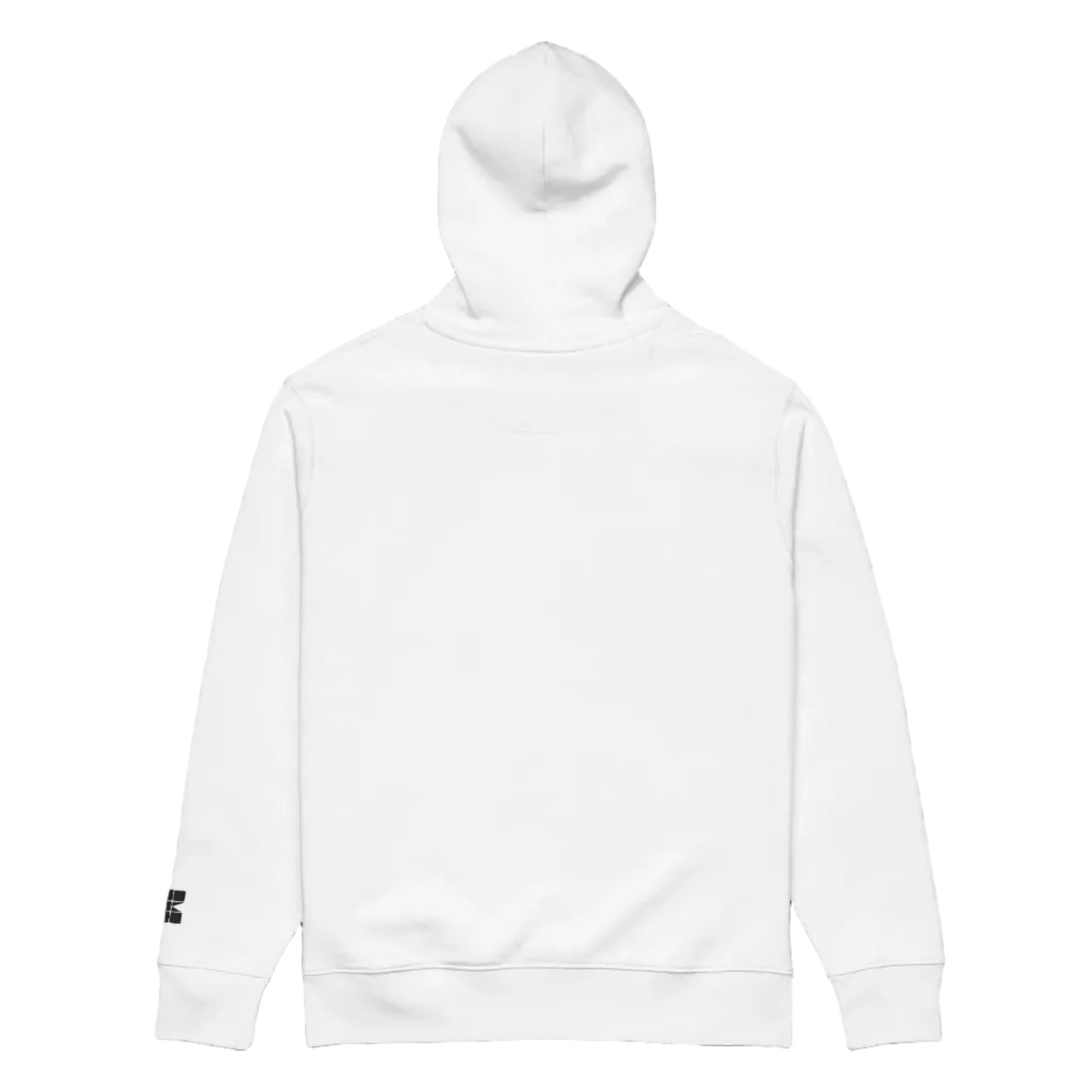 KEINESEL White Hoodie, BBB Artwear, Limited Edition, Designer Collection, Berlin Artist, baobabwod