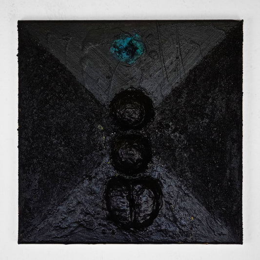 TAT_88_-__Core_-_baobabwod_Exhibition_Artwork_Japanese_Artist_Black Painting, Mixed Media, Luxury Feeling, Free, Style, Interior, Innenarchitektur, Modern, Art Deco, Dark Design, Original Artwork, Black, Handmade, Craftsman, One of a kind, asset class, art investment, interest in art, future