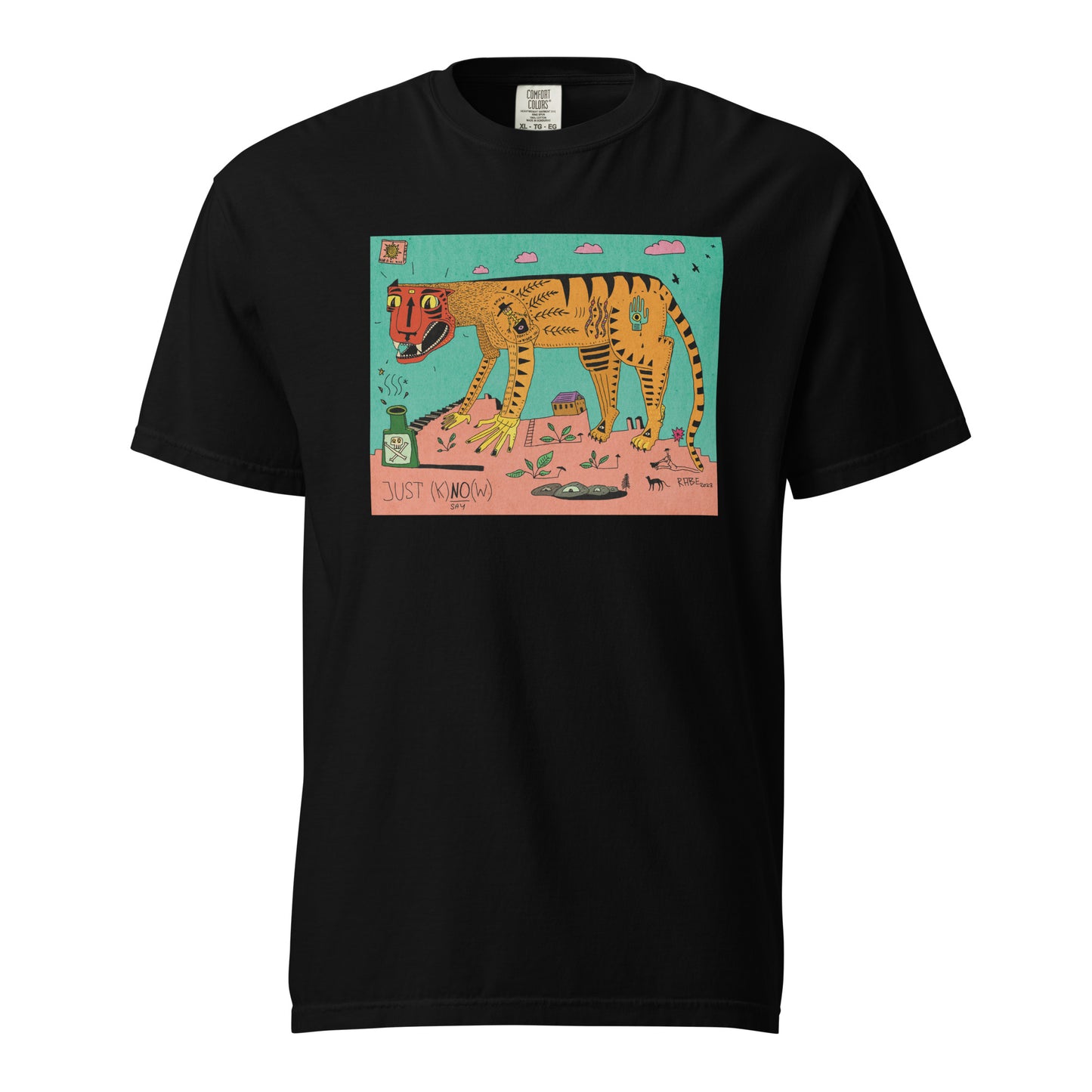 Rabe - Just Know - baobabwod artwear - T-Shirt