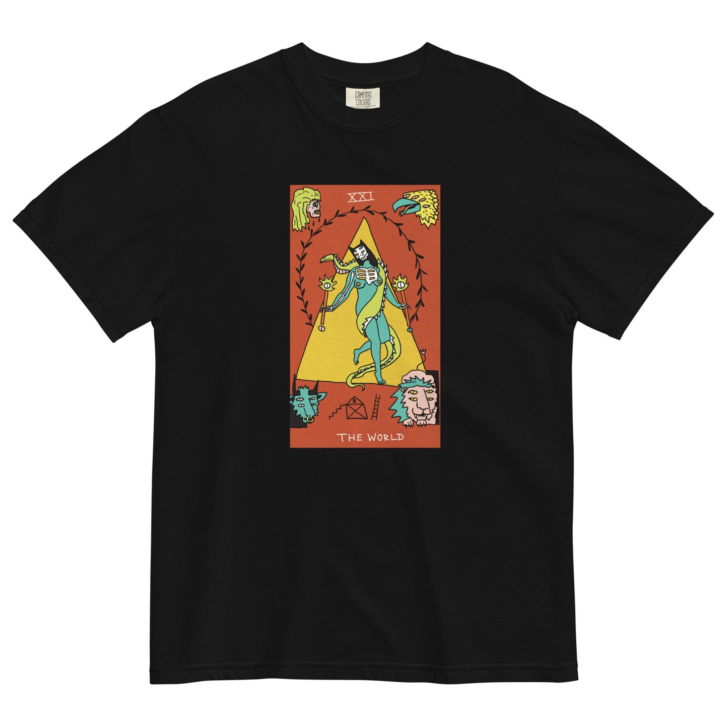 RABE - Tarot: The World - baobabwod artwear - T-Shirt