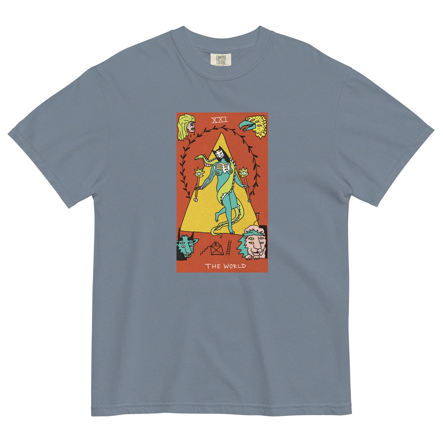 RABE - Tarot: The World - baobabwod artwear - T-Shirt