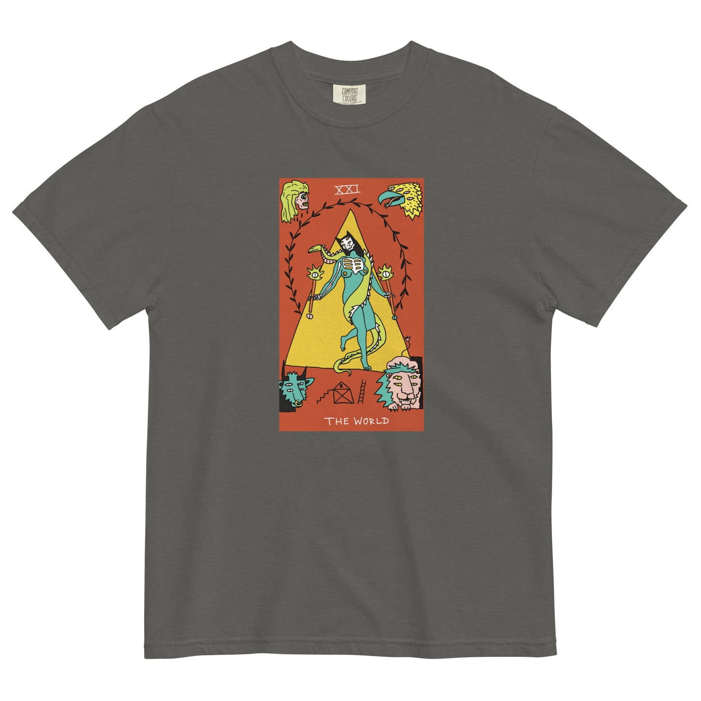 RABE - Tarot: The World - baobabwod artwear - T-Shirt