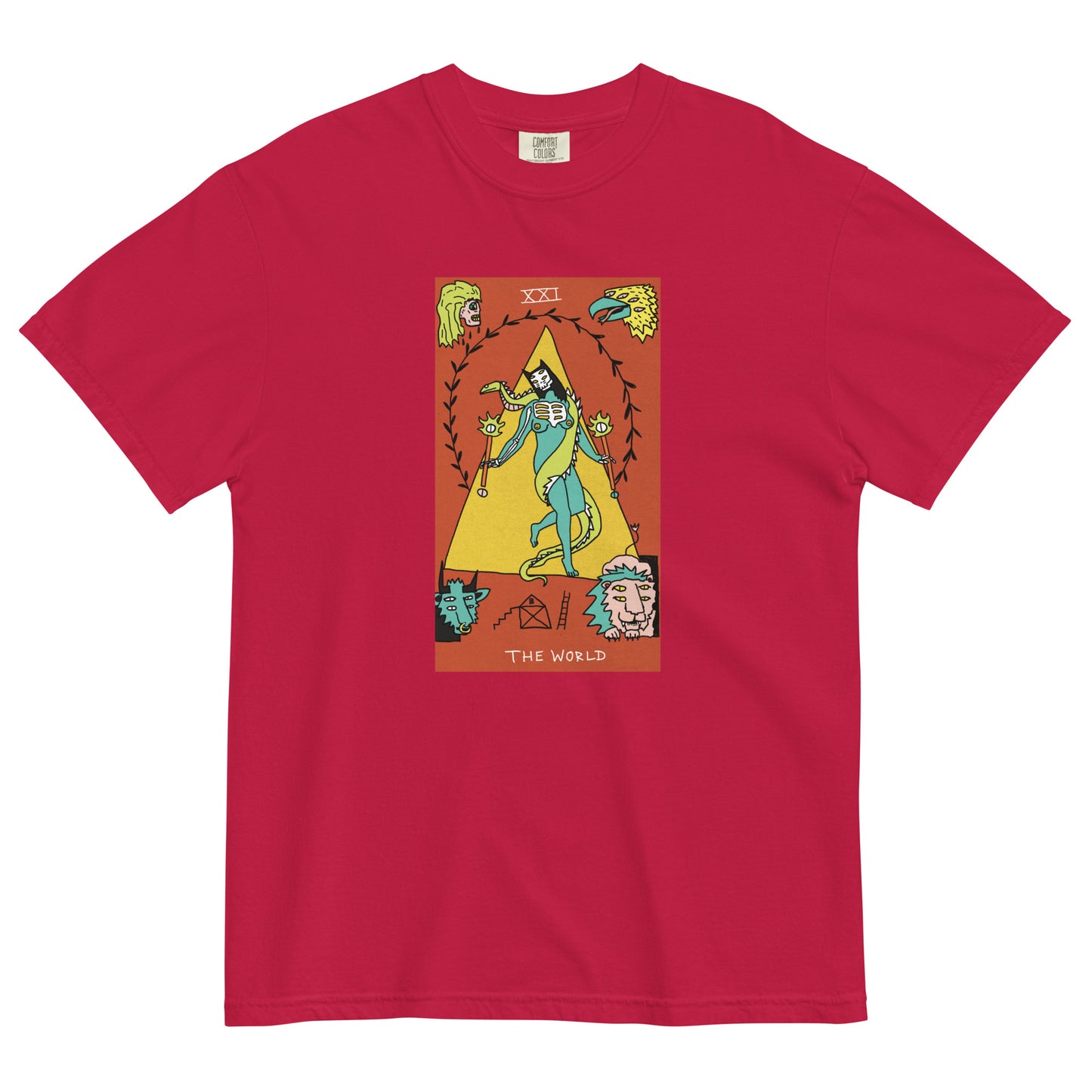 RABE - Tarot: The World - baobabwod artwear - T-Shirt