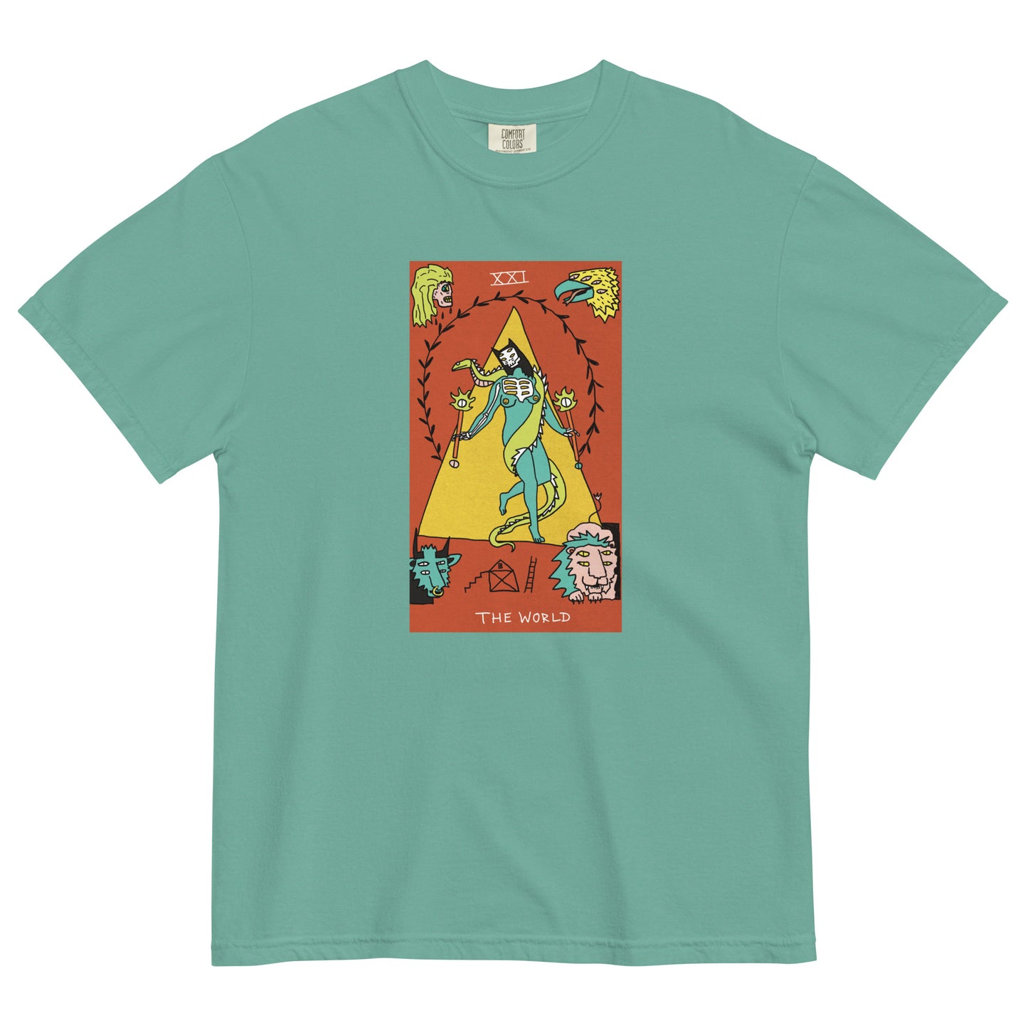 RABE - Tarot: The World - baobabwod artwear - T-Shirt