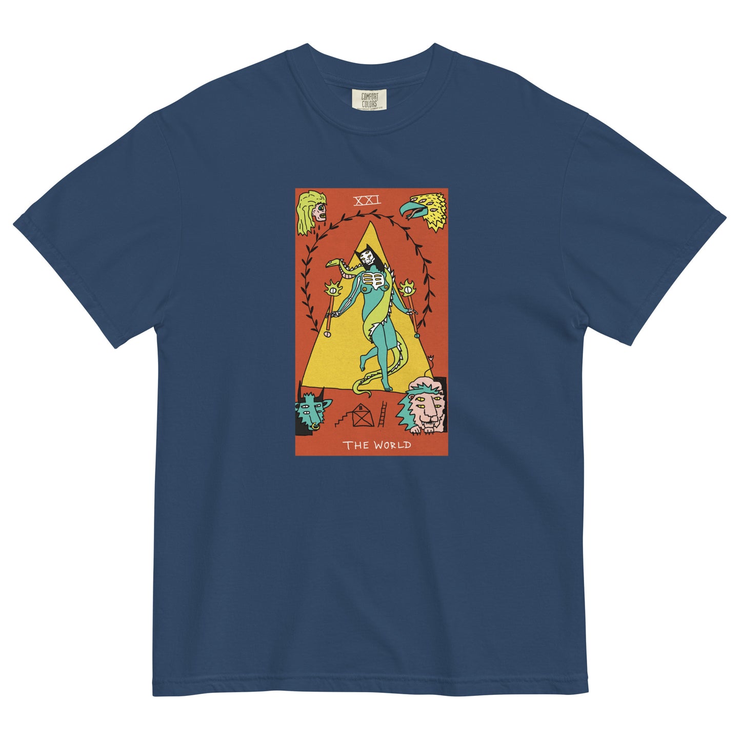 RABE - Tarot: The World - baobabwod artwear - T-Shirt